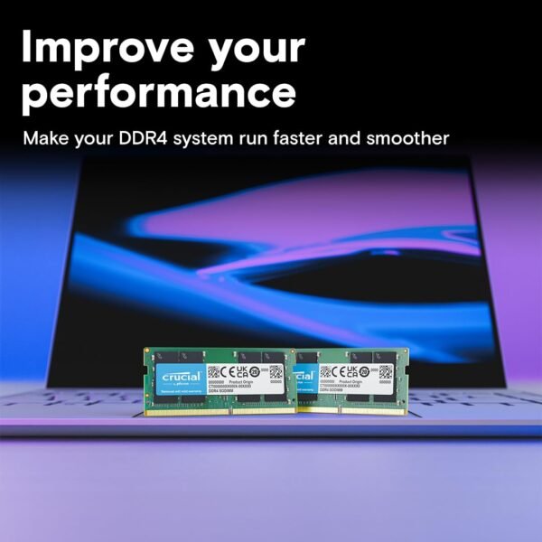 Crucial  8GB DDR4-2400 PC4-19200 CL-17 SODIMM RAM- CT8G4SFS824A - Image 4