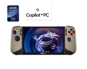 MSI Claw 8 AI+ Gaming Handheld, 8 Inch FHD+ 120 Hz Display, Intel Core Ultra 7 Processor 258V, 32GB RAM, 1TB SSD, Intel Arc Graphics, Windows 11 Home, Black/Sandstorm, A2VM-015