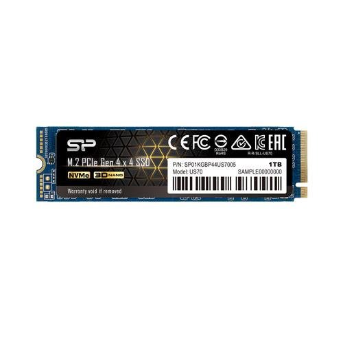 Silicon Power US70 1TB PCIe Gen 4x4 NVMe SSD SP01KGBP44US7005