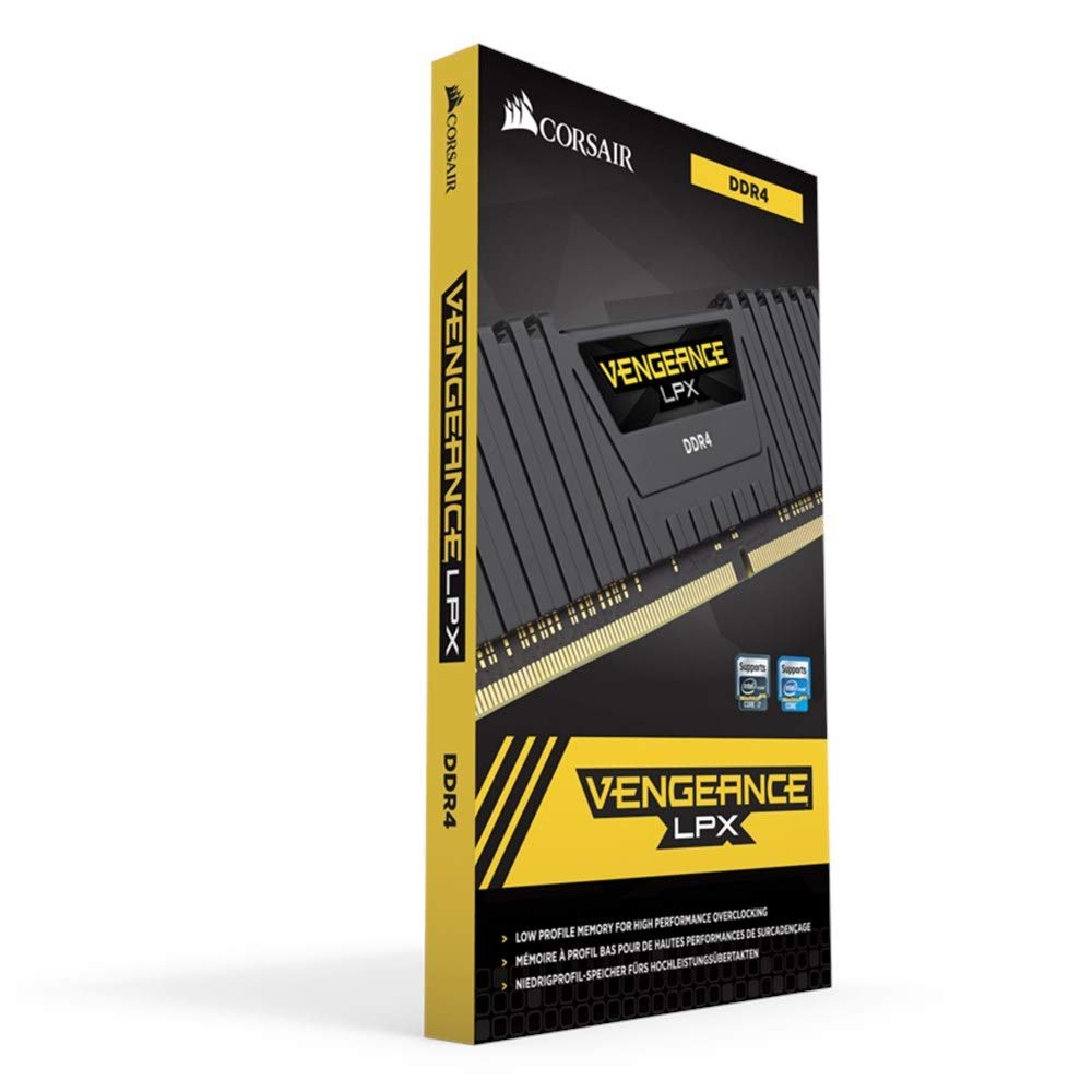 Corsair Vengeance LPX 16GB (1x16GB) DDR4 3200MHZ UDIMM C16 Desktop RAM Memory Module Black - Image 2